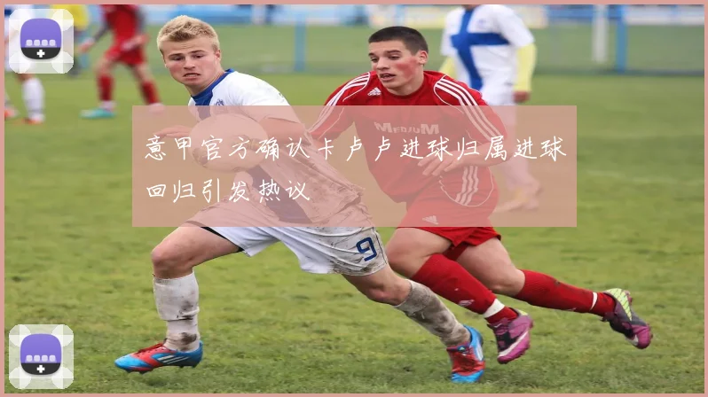 意甲官方确认卡卢卢进球归属进球回归引发热议